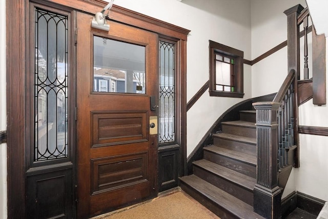 view of entrance foyer