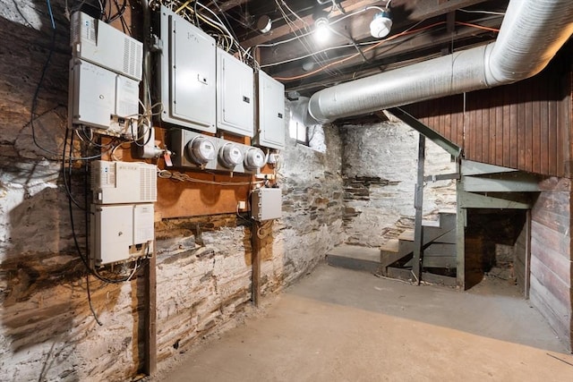 utility room featuring electric panel