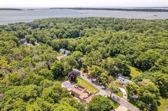 25 Brandt Beach Ave, Mattapoisett, MA 02739 - view of property location with a forest and a large body of water