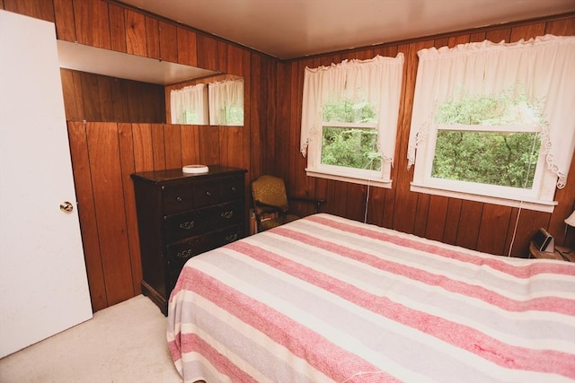 14 Cormack Rd, Sturbridge, MA 01566 - bedroom featuring carpet flooring and wood walls