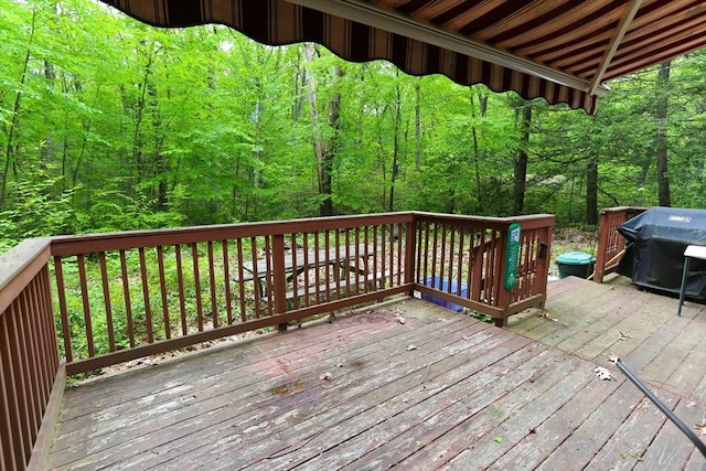 14 Cormack Rd, Sturbridge, MA 01566 - deck featuring grilling area and a wooded view