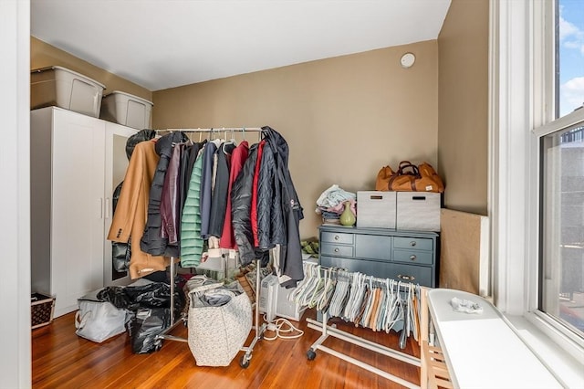 21 Sudan St, Boston, MA 02125 - walk in closet with wood finished floors