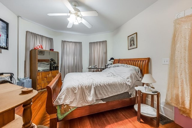21 Sudan St, Boston, MA 02125 - bedroom featuring wood finished floors and ceiling fan