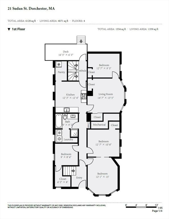 21 Sudan St, Boston, MA 02125 - property floor plan