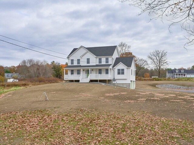 view of front of house featuring a porch