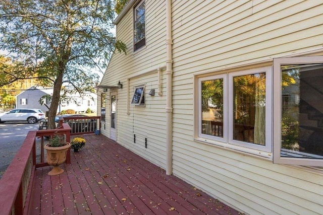 view of deck