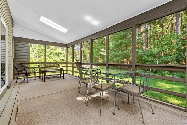 187 Middle Rd, Southborough, MA 01772 - unfurnished sunroom with lofted ceiling