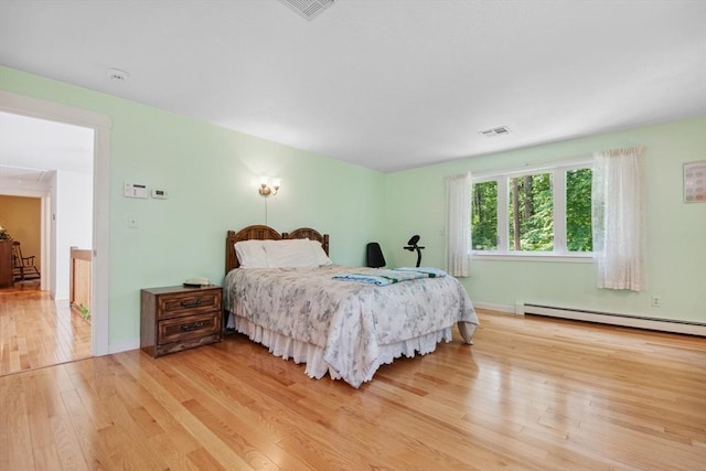 187 Middle Rd, Southborough, MA 01772 - bedroom with wood finished floors and baseboard heating