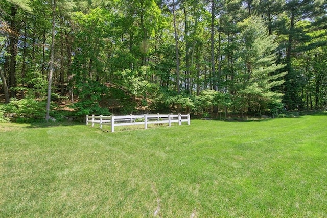 187 Middle Rd, Southborough, MA 01772 - view of yard with a wooded view