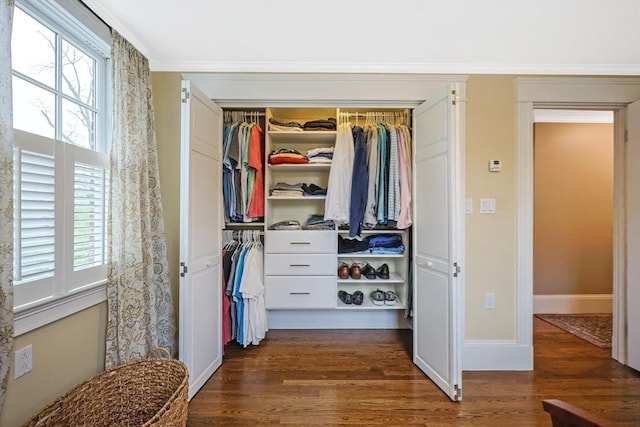 view of closet