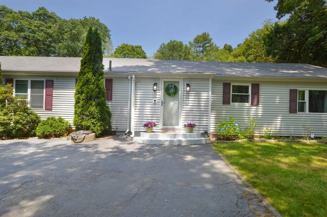 64 Charlotte White Rd Unit 2, Westport, MA 02790 - ranch-style home with a front yard