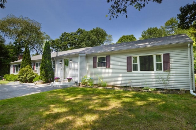 64 Charlotte White Rd Unit 2, Westport, MA 02790 - ranch-style home featuring a front yard