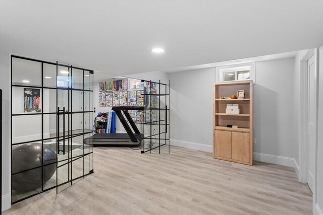 96 Winchester Rd, Arlington, MA 02474 - unfurnished room with wood finished floors and recessed lighting
