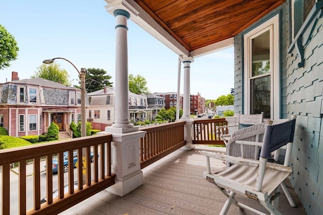 112 School Unit 3, Boston, MA 02119 - porch with a residential view