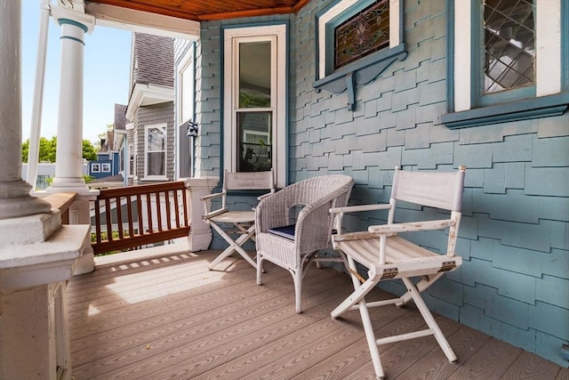 112 School Unit 3, Boston, MA 02119 - view of wooden porch