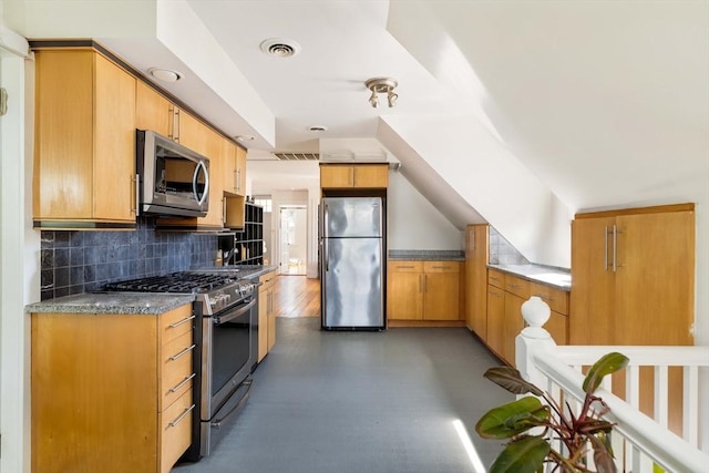 112 School Unit 3, Boston, MA 02119 - kitchen with appliances with stainless steel finishes and decorative backsplash