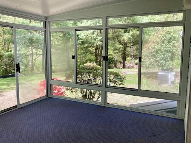 68 Briarbrook Dr, Seekonk, MA 02771 - unfurnished sunroom featuring vaulted ceiling