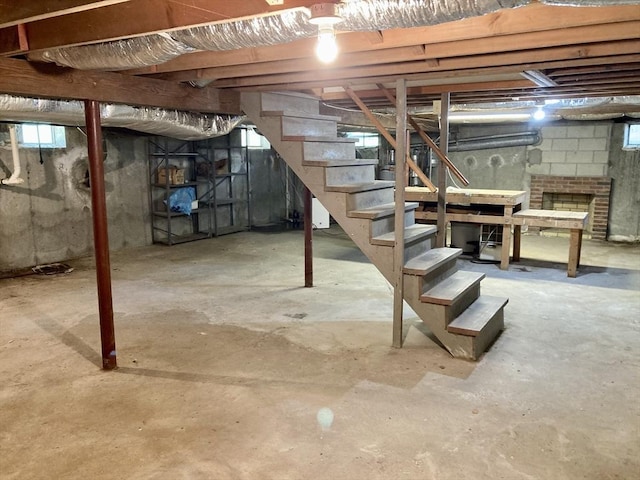 68 Briarbrook Dr, Seekonk, MA 02771 - below grade area with stairway