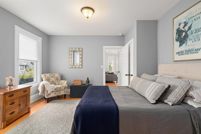 4 Arlington St Unit A, Newburyport, MA 01950 - bedroom featuring light wood finished floors