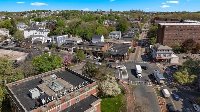 aerial view of property's location