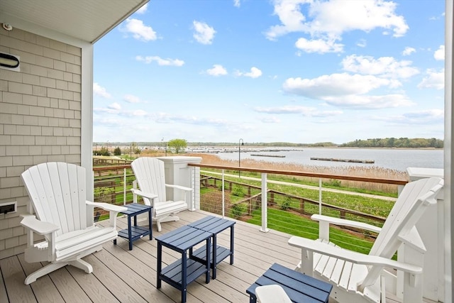 266 Merrimac St Unit F, Newburyport, MA 01950 - deck with a water view