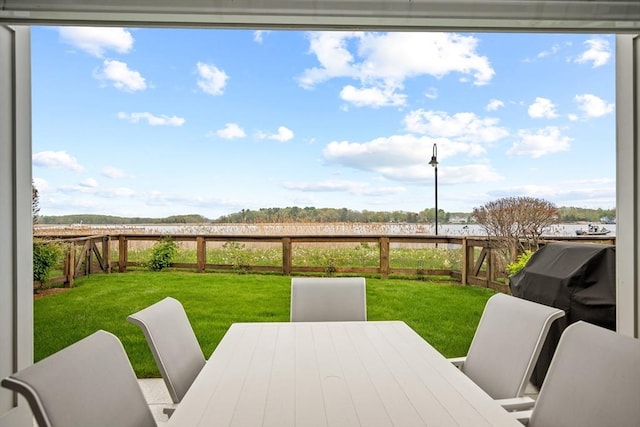 266 Merrimac St Unit F, Newburyport, MA 01950 - wooden terrace with outdoor dining space