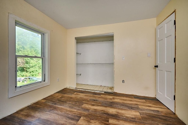 115 S Shelburne Rd, Greenfield, MA 01301 - unfurnished bedroom with wood finished floors and a closet
