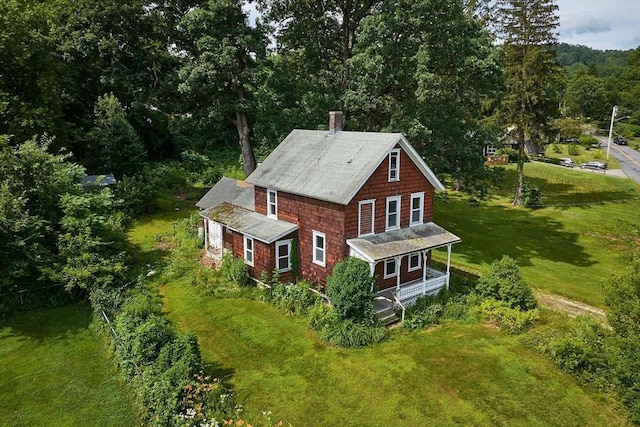 115 S Shelburne Rd, Greenfield, MA 01301 - view of subject property with a heavily wooded area