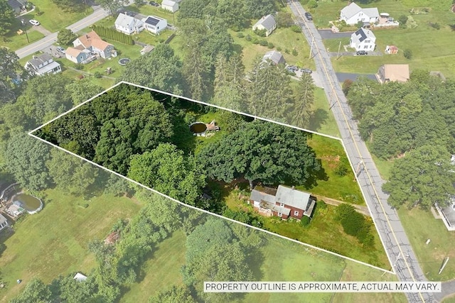 115 S Shelburne Rd, Greenfield, MA 01301 - aerial overview of property's location with property boundaries highlighted