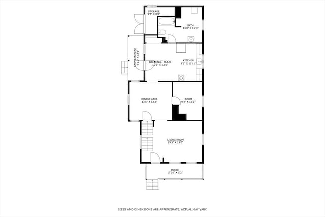 115 S Shelburne Rd, Greenfield, MA 01301 - view of floor plan / room layout