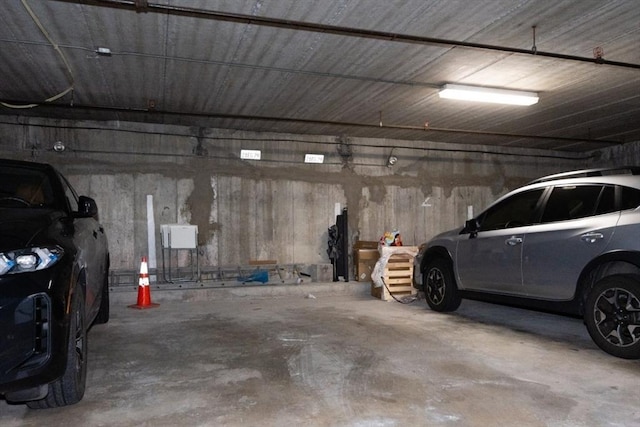 view of parking deck