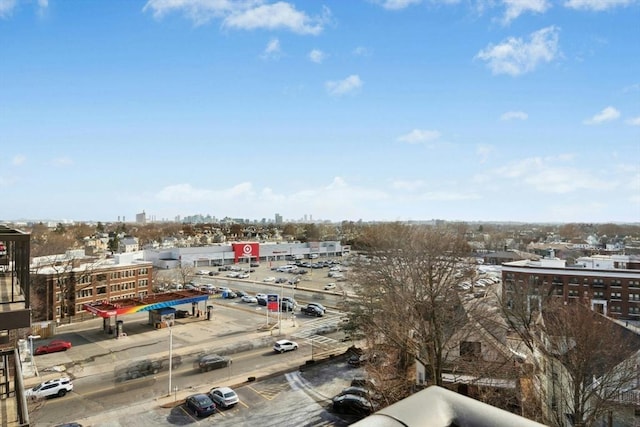 bird's eye view featuring a view of city