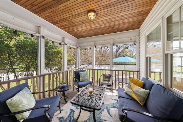 76 Union St, Natick, MA 01760 - sunroom featuring outdoor lounge area