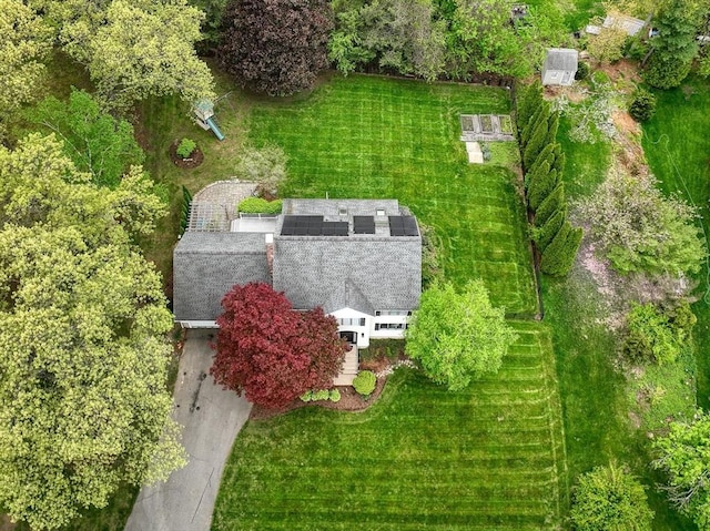 drone / aerial view