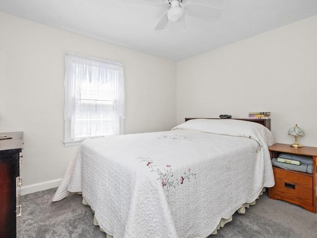 108 Edward Rd, Watertown, MA 02472 - carpeted bedroom featuring baseboards and a ceiling fan
