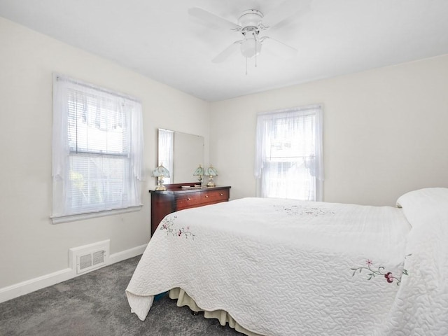 108 Edward Rd, Watertown, MA 02472 - bedroom with baseboards, carpet flooring, and ceiling fan