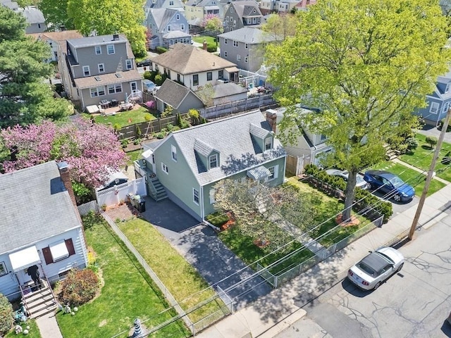 108 Edward Rd, Watertown, MA 02472 - aerial perspective of suburban area