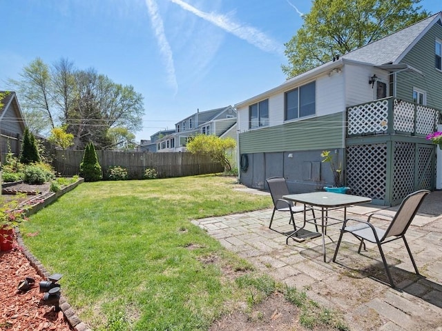 108 Edward Rd, Watertown, MA 02472 - view of yard featuring a patio area