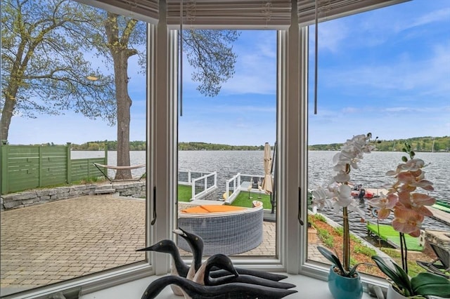43 W Shore Rd, Merrimac, MA 01860 - sunroom / solarium with a water view