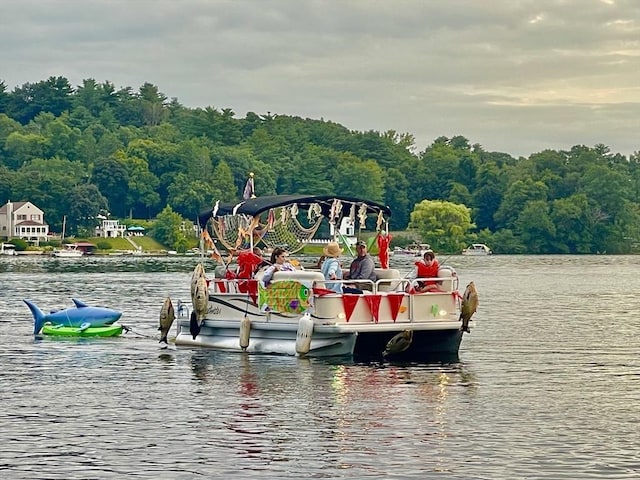 43 W Shore Rd, Merrimac, MA 01860 - dock with a water view and a forest view