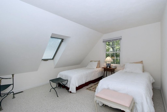18 Periwinkle Ln, Mashpee, MA 02649 - carpeted bedroom with lofted ceiling and baseboards