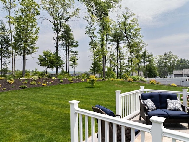 194 Crownshield Ave Unit 194, Uxbridge, MA 01569 - view of grassy yard with an outdoor living space