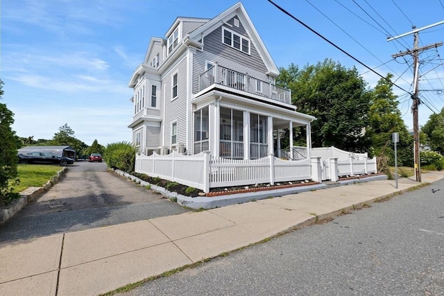 view of side of property