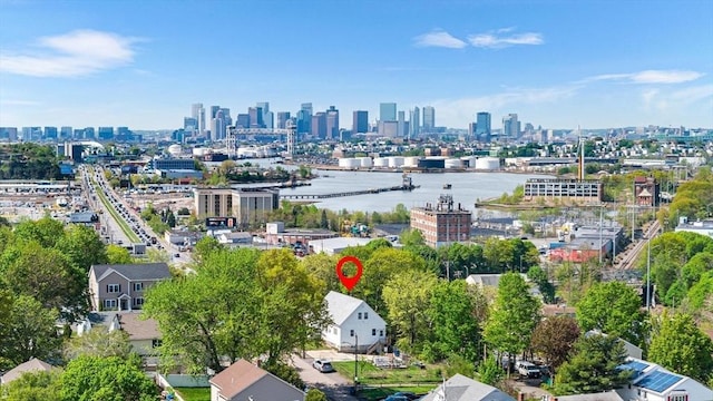 drone / aerial view of a view of skyline