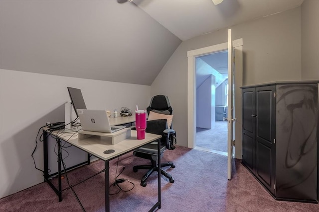 735 Hildreth St, Dracut, MA 01826 - office featuring carpet flooring and lofted ceiling