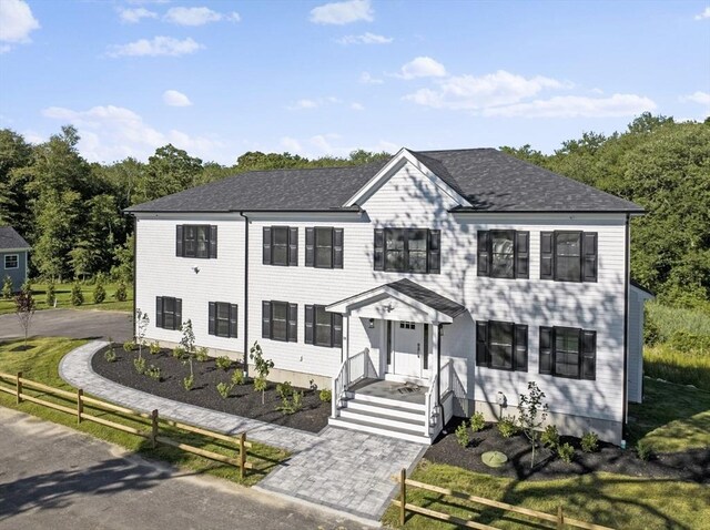 view of colonial inspired home