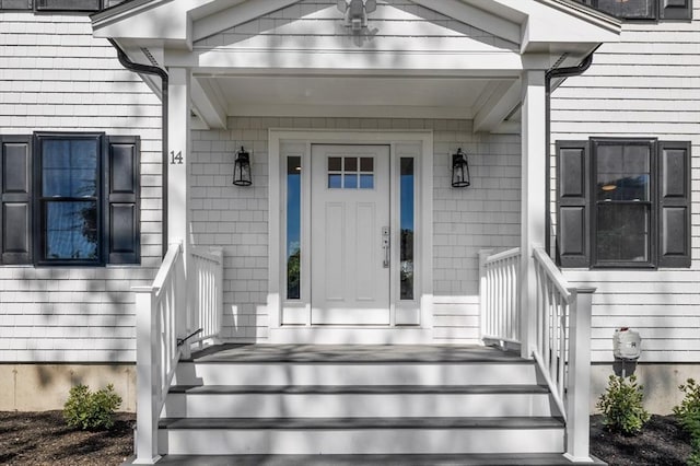 view of entrance to property