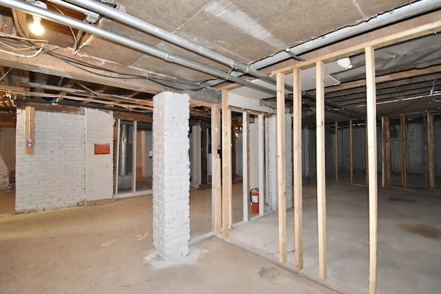 855 Liberty St, Springfield, MA 01104 - view of unfinished basement