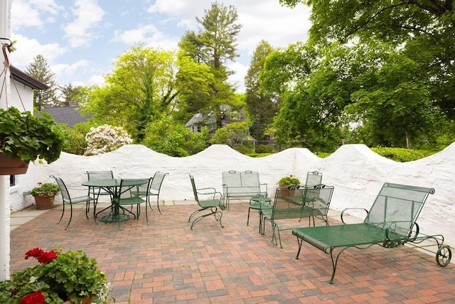 5 Southwick, Newton, MA 02468 - view of patio with outdoor dining area