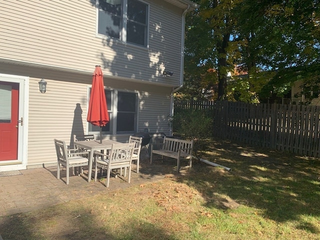 exterior space featuring a patio